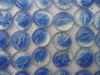 Bleu bille de verre plate bleu ruban taille 30 mm par 10 units
