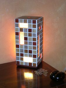 LAMPE mosaique mme DEMAY