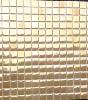 Jaune doré lisse carré 2.3 cm mosaïque Urban Chic émaux brillant mix effets par 20 carreaux