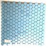 Bleu turquoise clair rond pastille mosaque maux mat par plaque 33 cm pour Vrac