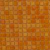 Mosaque orange clair maux de Venise vendu par 25 carreaux de 1.5 par 1.5cm