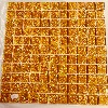 Jaune extra gold paillette mosaque vetrocristal 2.5 cm par 100g