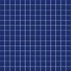 Bleu marine foncé ASON mosaïque émaux brillant 2.3 cm plaque 33 cm 