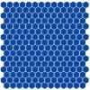 Bleu France hexagone mosaque maux mat satin par 2 M soit 75  le M