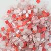 Camaieu rose rouge micro mosaque vetrocristal par 100 grammes