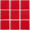 Rouge coquelicot 4 cm mosaque maux  par plaque 32 cm