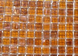 Jaune ambre micro 1 cm mosaïque gemme par 80 carreaux