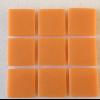 Orange casimir mosaque maux brillant bord droit 2,3 cm par plaquette 20 carreaux
