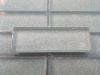 Argent mosaque paillette gloss barrette 23 par 73 mm paisseur 8 mm maux vetrocristal par plaque 30 cm