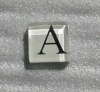 Mosaque alphabet lettres "a" vtrocristal 2 par 2.cm