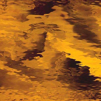Jaune ambre translucide verre lisse 110-8 Océanside plaque 30 par 20 cm