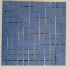 Bleu fonc cobalt Bahia 2.4 cm mosaque mat grs ceram antique au M