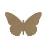 Papillon lgant 12 par 8.5 cm support bois pour mosaque