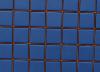 Bleu moyen saphir mosaque mat Briare par plaque de 34.58 par 34.58 cm
