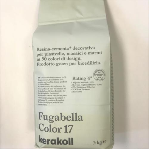 Fugabella résine ciment couleur 17 vert pastel haute performance de 2 à 20mm par 3 kilos