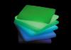 Phosphorescent Hercule mosaïque fluorescent vert d'eau puis vert par carreau 4 cm