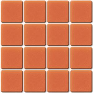 Orange mosaïque Orange moyen 113B smalti tesselle mat par 100 grammes