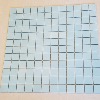 Bleu turquoise 2.4 cm mosaïque mat grès cérame antique au M² sur filet