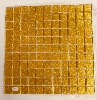 Jaune bouton d'or paillette mosaque vetrocristal 2.5 cm par 100g