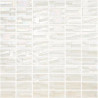 Blanc relief nacré mosaïque émaux brillant par 6 rectangles bijoux