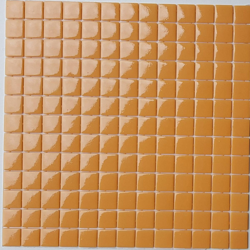Mosaïque Verre Orange Jaune Rouge 25x25 Mm - Crédence Cuisine Ou Salle De Bain - Lot 10 Plaques