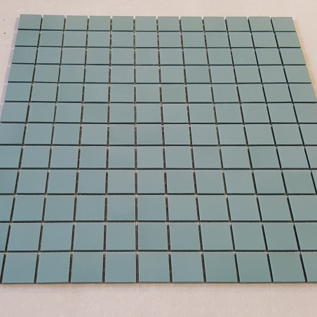 Vert émeraude 2.4 cm mosaïque mat grès cérame antique au M² sur filet