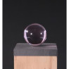 Bille de verre boulard rose clair 50 mm