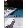 Gris foncé anthracite mosaïque émaux brillant pleine 2.3 cm masse par M²