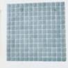 Gris bleu clair antidérapant  mosaïque émaux brillant 2.5 cm plaque de 33 cm pour sol douche italienne