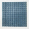 Gris bleu foncé anti dérapant  mosaïque émaux brillant 2.5 cm plaque de 33 cm