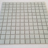 Vert de gris beige 2.4 cm mosaïque mat grès cérame antique au M² papier belle face