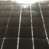 Noir Mat 4 cm mosaïque émaux de verre  par 1.54 M² soit 71.27€ le M²