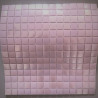 Mix nacré & mat rose mauve VIOLETTE série Glacée mosaïque émaux brillant 2.4 cm par M²