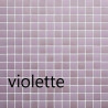Mix nacré & mat rose mauve VIOLETTE série Glacée mosaïque émaux brillant 2.4 cm par M²