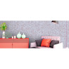 Mix nacré & mat rose mauve VIOLETTE série Glacée mosaïque émaux brillant 2.4 cm par M²