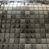 Mix nacré et mat métal gris MERCURIO série Eléments mosaïque émaux brillant 2.3 cm par M² 