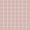 Rose clair 4 cm mosaïque émaux MAT Satiné par 1.54 M² soit 67.33€ le M²