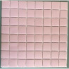 Rose clair 4 cm mosaïque émaux MAT Satiné par 1.54 M² soit 67.33€ le M²