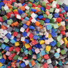 Mix couleurs en mélange micro mosaïque PIXEL ART 1.2 cm par 200 grammes