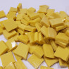 Jaune uni smalt NEVA 2 cm environ 5 mm épaisseur par 100 grammes