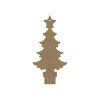 Sapin avec pot percé à suspendre 15 par 8 cm support bois pour mosaïque Noël
