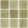 Vert fenouil moucheté 4 cm mosaïque émaux par plaque 32 cm pour vrac