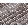 Brun taupe bronze martelé métallisé 4 cm mosaïque émaux par plaque 33 cm pour loisirs créatifs