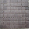 Brun taupe bronze martelé métallisé 4 cm mosaïque émaux par plaque 33 cm pour loisirs créatifs