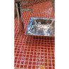 Rouge foncé nacré acquaris Pasion gloss mosaïque 2.5 cm émaux par plaque 31.5 cm
