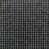 Noir mat satiné micro mosaïque PIXEL ART 1.2 cm 4 mm épaisseur par 121 carrés