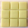 Jaune vintage 4 cm mosaïque émaux par plaque 32 cm HTK