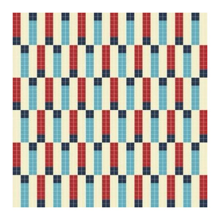 Mosaïque carrelage décor mirror 4 cm par 1 M²