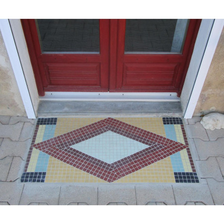 Tapis de sol en mosaïque image modèle de Made in mosaic