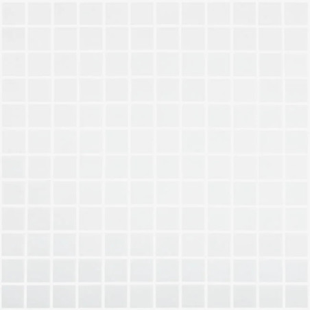 Blanc pur mat mosaïque émaux de verre plaque 31.7 cm au m² idéal sol et mur